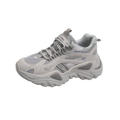 Γυναικεία μοντέρνα αθλητικά παπούτσια με υψηλή τραχιά σόλα