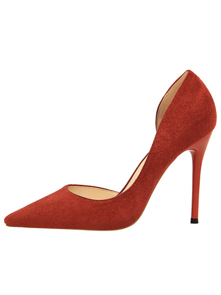 Νέο μοντέλο γυναικεία υποδημάτα ψηλοτάκουνα από οικολογικό σουέτ - δύο μοντέλα