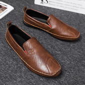 Ανδρικά μοκασίνια casual από οικολογικό δέρμα σε τρία χρώματα