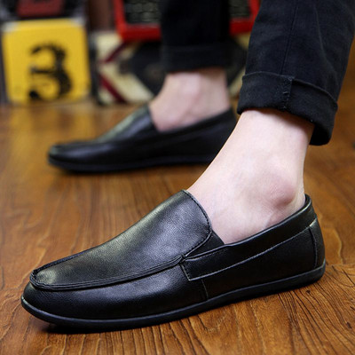 Alkalmi férfi mokaszin - hegyes modell eco bőrből