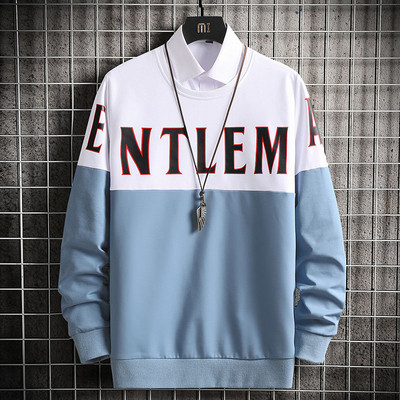 Új modell férfi blúz feliratokkal