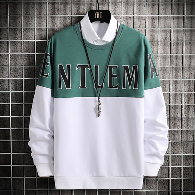 Új modell férfi blúz feliratokkal