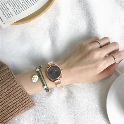 Új modell női karóra eco bőr lánccal