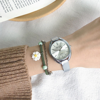 Új modell női karóra eco bőr lánccal