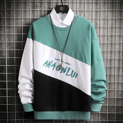 Meeste tikandiga ja pikkade varrukatega pluus