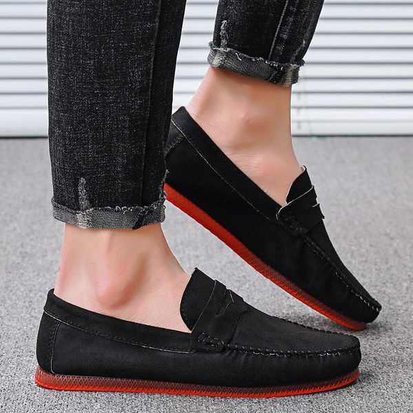 Ανδρικά μοκασίνια σε τρία χρώματα με επίπεδη σόλα