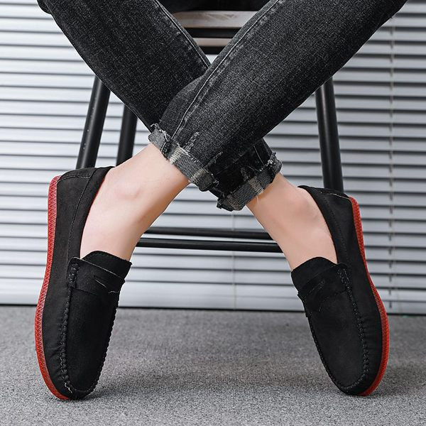 Ανδρικά μοκασίνια σε τρία χρώματα με επίπεδη σόλα