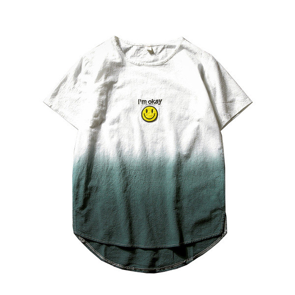 Meeste moodne t-särgi asümmeetriline mudel