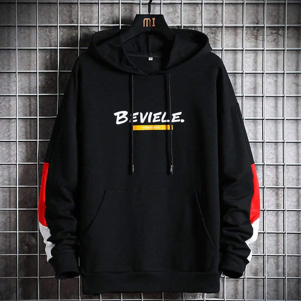 Alkalmi férfi blúz felirattal és hosszú ujjal