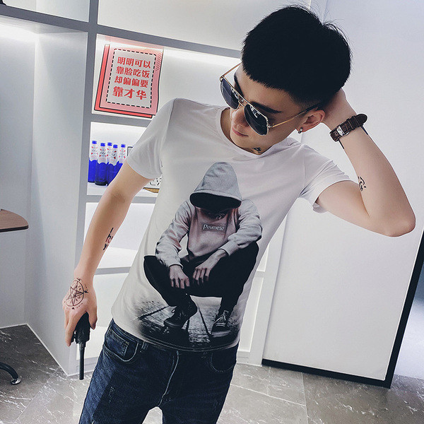 ανδρικό μπλουζάκι με απλικέ