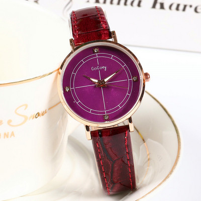 Γυναικείο μοντέρνο ρολόι με μαρμάρινο λουράκι