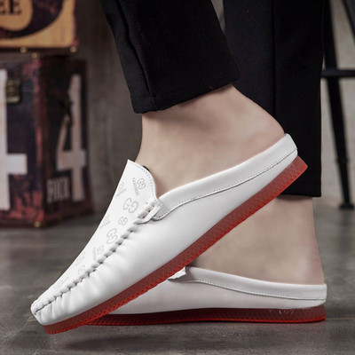 Ανδρικά μοκασίνια casual από έκο δέρμα με επίπεδη σόλα σε τρία χρώματα