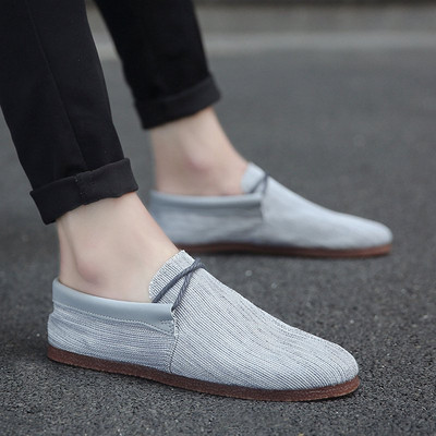 Lameda tallaga tekstiilist meeste mokassiinid