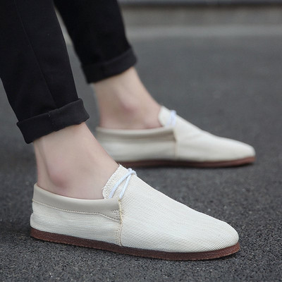 Lameda tallaga tekstiilist meeste mokassiinid