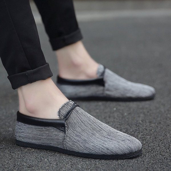 Lameda tallaga tekstiilist meeste mokassiinid