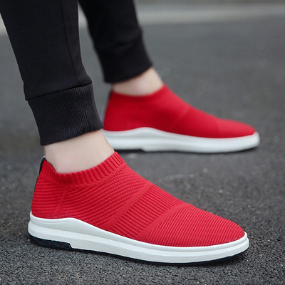 Ανδρικά πάνινα μοκασίνια με επίπεδη σόλα σε διάφορα χρώματα