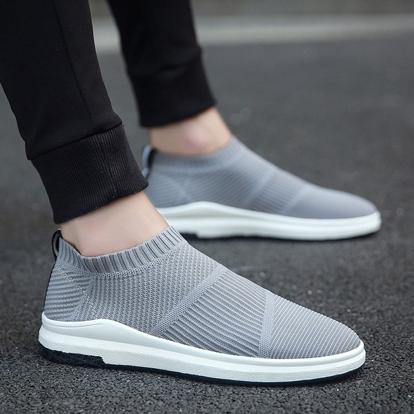 Ανδρικά πάνινα μοκασίνια με επίπεδη σόλα σε διάφορα χρώματα