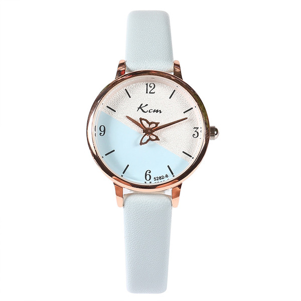 Γυναικείο ρολόι με λεπτό λουράκι από οικολογικό δέρμα