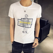 Uue mudeli suvine värvitrükiga t-särk