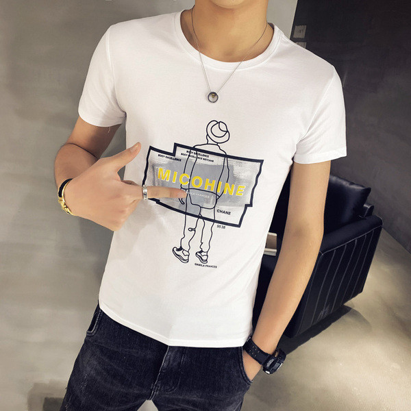 Uue mudeli suvine värvitrükiga t-särk