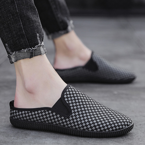 Ανδρικά περιστασιακά μοκασίνια με ελαστική και επίπεδη σόλα