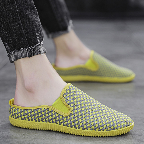 Ανδρικά περιστασιακά μοκασίνια με ελαστική και επίπεδη σόλα