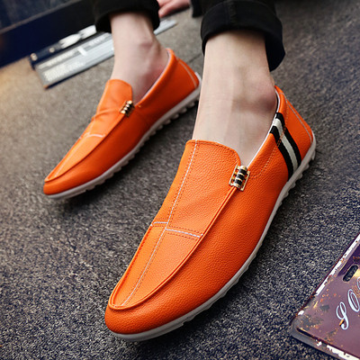 Ανδρικά μοκασίνια κατασκευασμένα από έκο δέρμα με επίπεδη σόλα σε τρία χρώματα