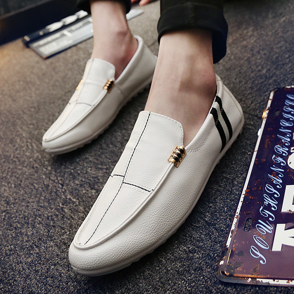 Ανδρικά μοκασίνια κατασκευασμένα από έκο δέρμα με επίπεδη σόλα σε τρία χρώματα