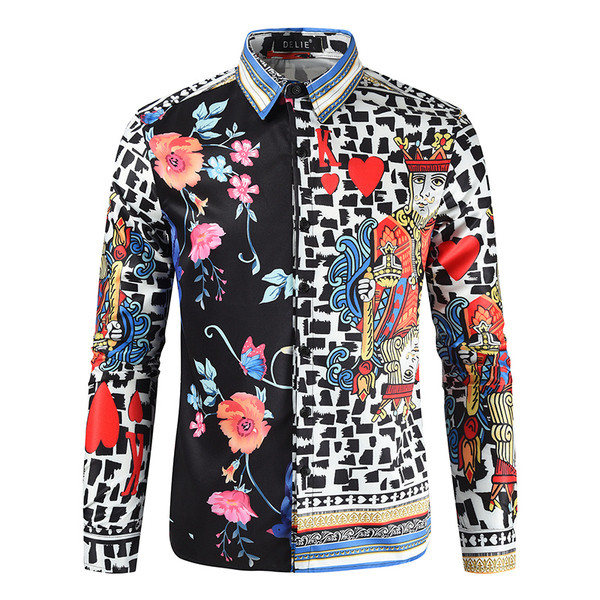 Uus mudel värvilisest meeste pikkade varrukatega särgist