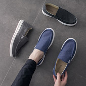 Ανδρικά μοκασίνια σε διάφορα χρώματα με επίπεδη σόλα