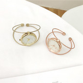 Μοντέρνο γυναικείο ρολόι - στρογγυλό σχήμα