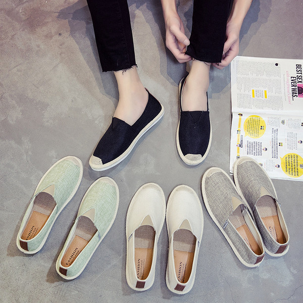 Ανδρικά καθημερινά μοκασίνια με επίπεδη σόλα σε τέσσερα χρώματα