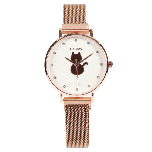 Καθημερινά γυναικείο ρολόι με μεταλλικό λουράκι