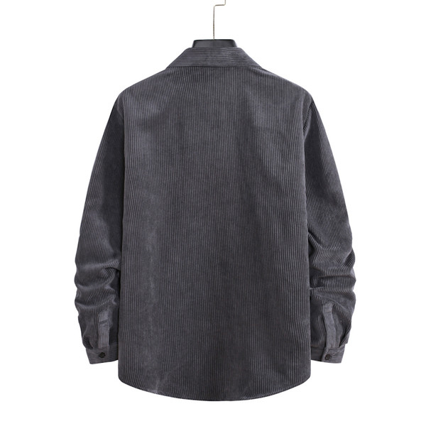 Kéttónusú férfi ing hosszú ujjal és gombokkal