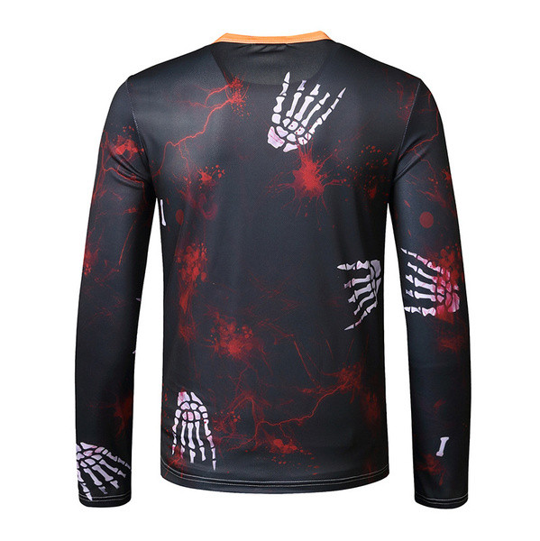 Ανδρική μπλούζα νέου μοντέλου με μακριά μανίκια και τρισδιάστατη εκτύπωση