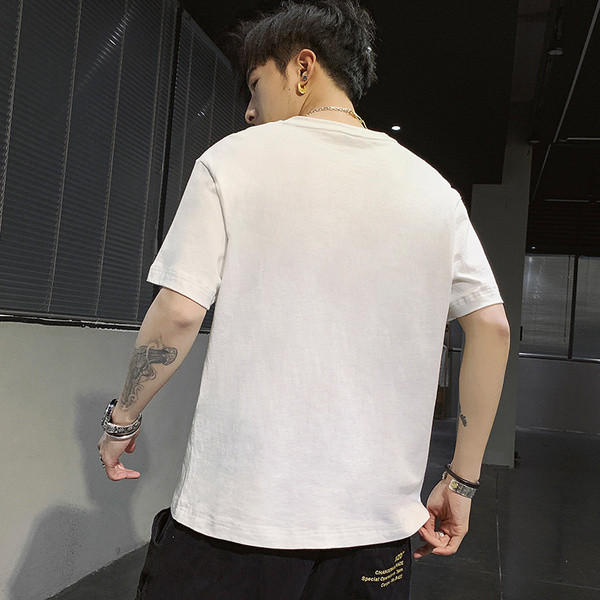 Casual meeste T-särk neljas värvitrükiga