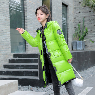 Uus mudel naiste pikk jakk luku ja kapuutsiga