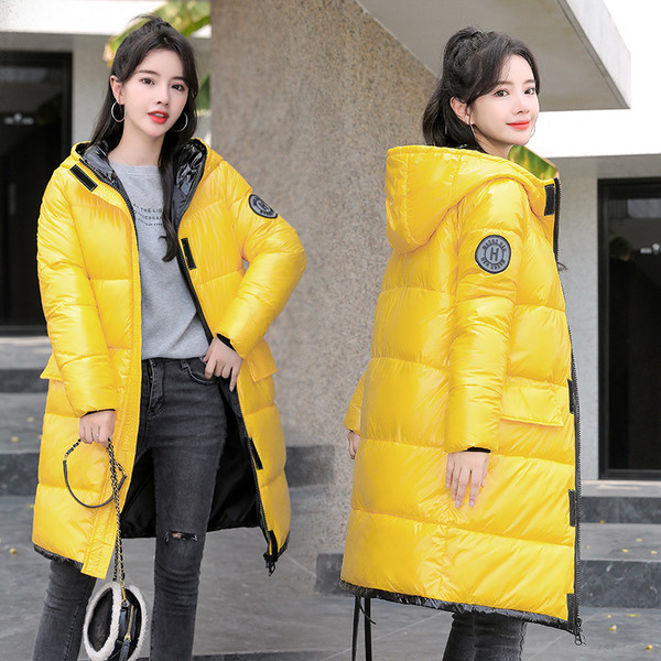 Uus mudel naiste pikk jakk luku ja kapuutsiga