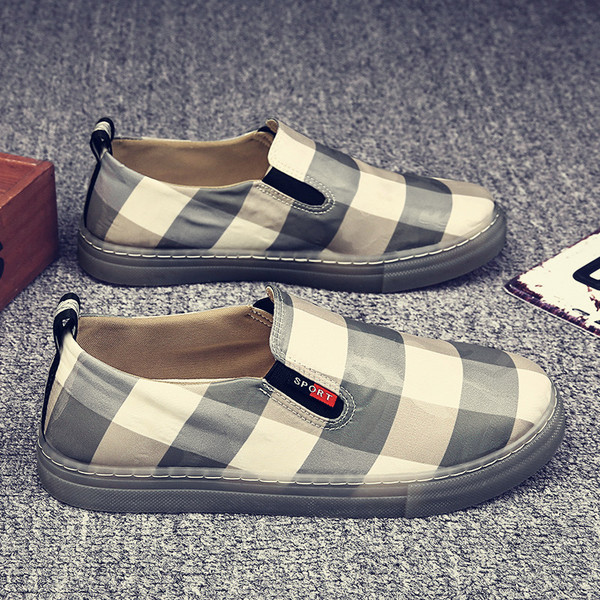 Ανδρικά χρωματιστά μοκασίνια με επίπεδη σόλα