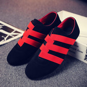 Αναπνεύσιμα ανδρικά μοκασίνια με επίπεδη σόλα και ελαστικά