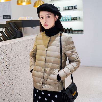 Νέο μοντέλο γυναικείο μπουφάν με κουμπιά και στρογγυλή λαιμόκοψη