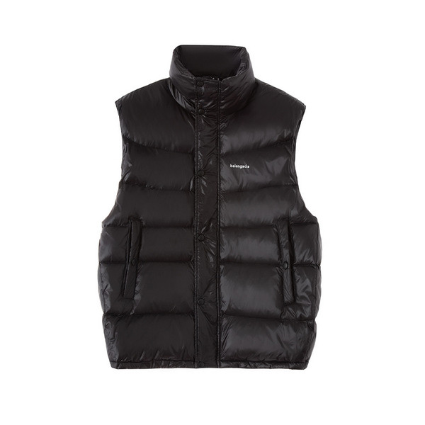 Γυναικείο γιλέκο casual με κουμπιά σε μαύρο χρώμα