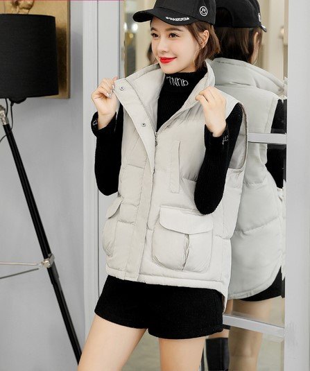 Γυναικείο αθλητικό-casual γιλέκο - ασύμμετρο μοντέλο