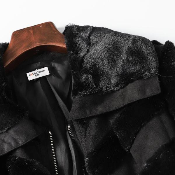 Γυναικείο μπουφάν νέο μοντέλο με φερμουάρ σε μαύρο χρώμα