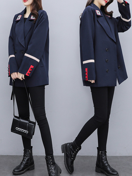 Μοντέρνο κοντό γυναικείο παλτό με μεγέθη έως 3XL