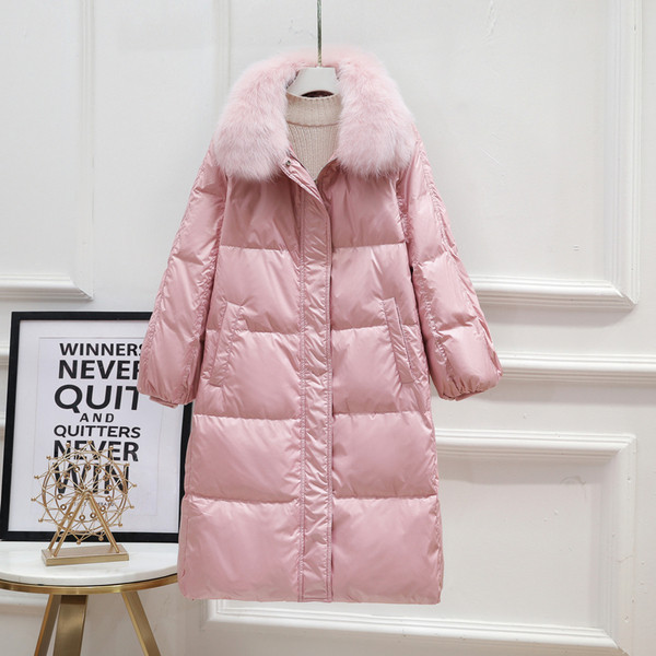 Naiste pikk nööpide ja taskuga jope