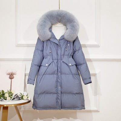 Γυναικείο μπουφάν με λάστιχο και κουμπιά και  κουκούλα