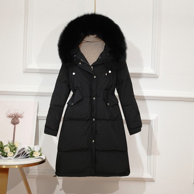 Γυναικείο μπουφάν με λάστιχο και κουμπιά και  κουκούλα