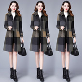 Naiste vabaaja pikk mantel taskutega ja suurustega kuni 4XL