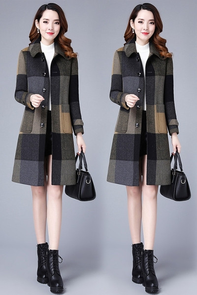 Naiste vabaaja pikk mantel taskutega ja suurustega kuni 4XL